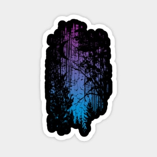 Technicolour Forest Sticker